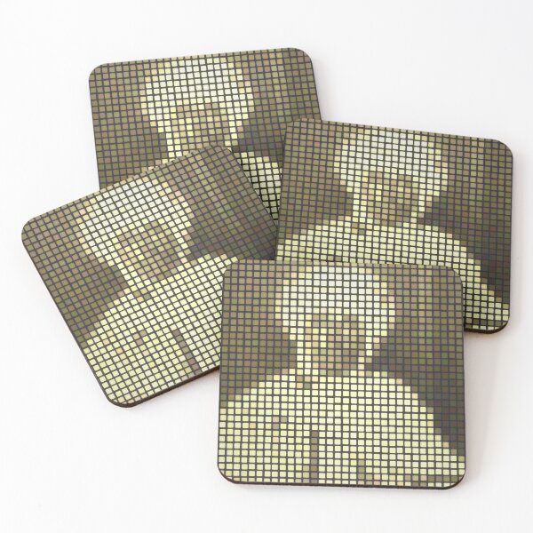 Item preview, Pixel Mosaic Algerian Man Portrait designed and sold by larkanthosis.