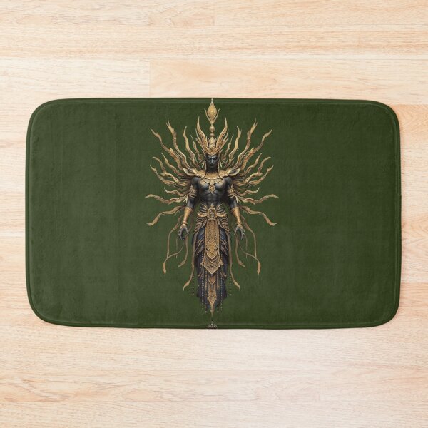 Item preview, Egyptian Deity Ankh - Golden Pharaoh Sun God Illustration designed and sold by Remix Vision.