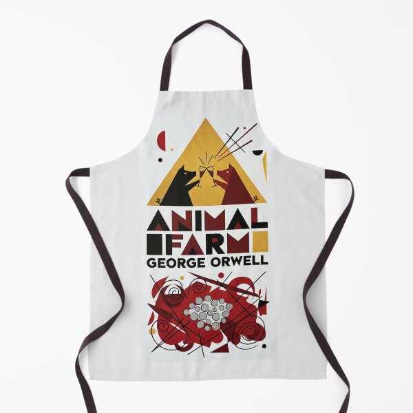 Item preview, Animal Farm George Orwell Poster | Abstract Geometric Literary Art designed and sold by DandoLaTalla.