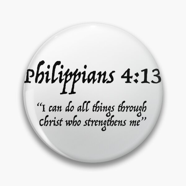 Item preview, Bible Verse Philippians 4:13 KJV designed and sold by GuyBlank.