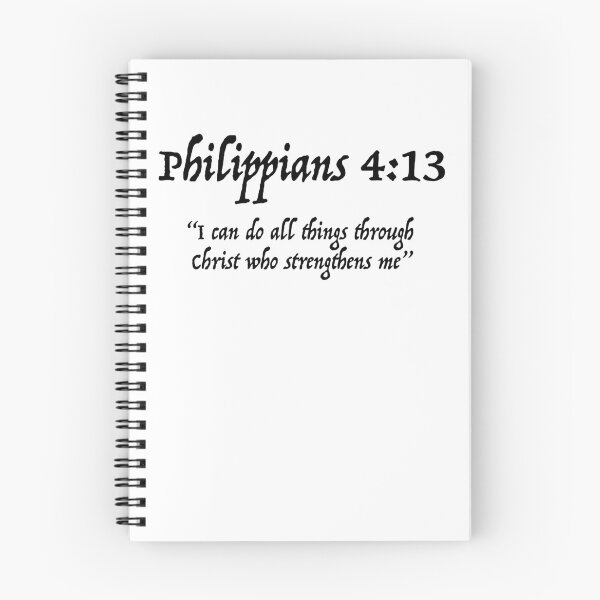 Item preview, Bible Verse Philippians 4:13 KJV designed and sold by GuyBlank.