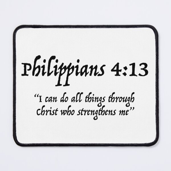 Item preview, Bible Verse Philippians 4:13 KJV designed and sold by GuyBlank.