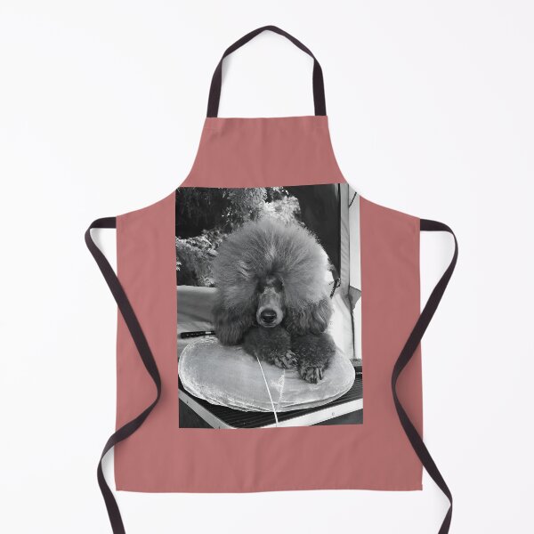 Item preview, Fluffy Red medium Poodle Groomed for Dog Show Resting on Velvet Cushion designed and sold by ivon55.