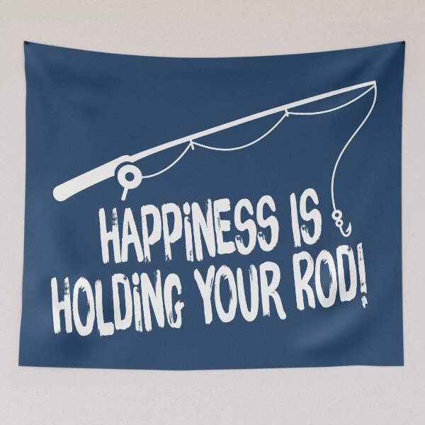 Item preview, Happiness Is Holding Your Rod Reversed designed and sold by G2Creative.