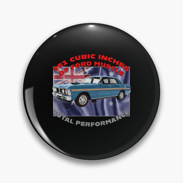 Item preview, Blue Ford Falcon GT HO 351 Classic Australian Muscle Car Artwork 351 Cubic Inches Ford Muscle Total Performance Vintage Falcon GT HO Phase 3 Aussie Car Art Car Lover Gift Fathers Day Christmas Gift designed and sold by Michael van der Hoorn.