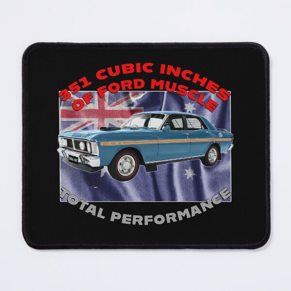 Item preview, Blue Ford Falcon GT HO 351 Classic Australian Muscle Car Artwork 351 Cubic Inches Ford Muscle Total Performance Vintage Falcon GT HO Phase 3 Aussie Car Art Car Lover Gift Fathers Day Christmas Gift designed and sold by Michael van der Hoorn.