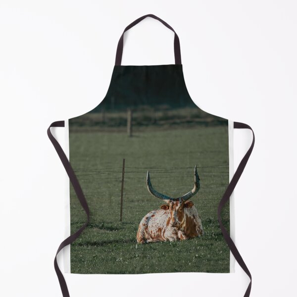 Item preview, Longhorn Bull Resting California Pasture Wildlife Photography designed and sold by Elwynn WildLight Photography.