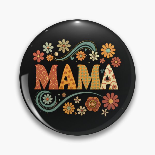 Artikelvorschau, Groovy Typographic Mama entworfen und verkauft von GogoGrove.