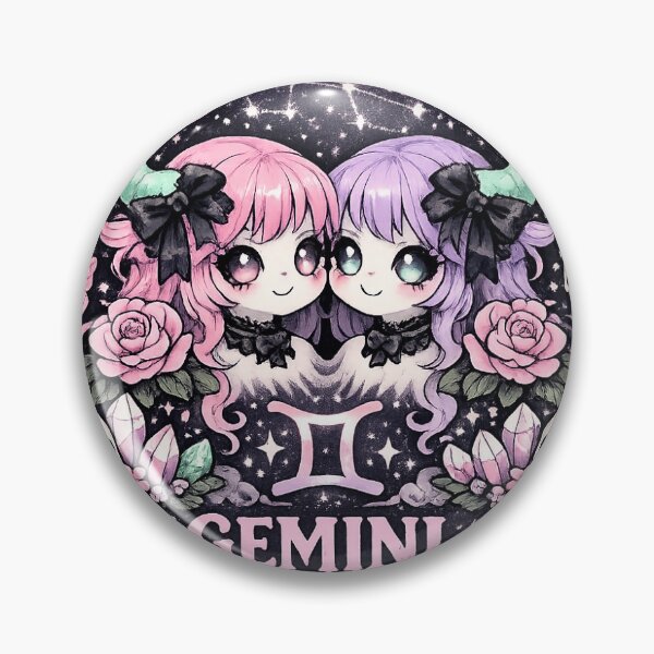 Item preview, Pastel Goth Gemini designed and sold by Messy Manda's Art.