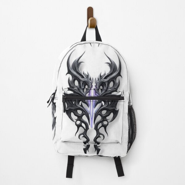 Item preview, Bio-Mechanical Neon Totem - Cyberpunk Crest Illustration designed and sold by Remix Vision.