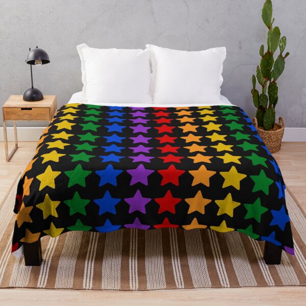 Item preview, Rainbow Unity Stars Graphic Midnight designed and sold by stereonut.