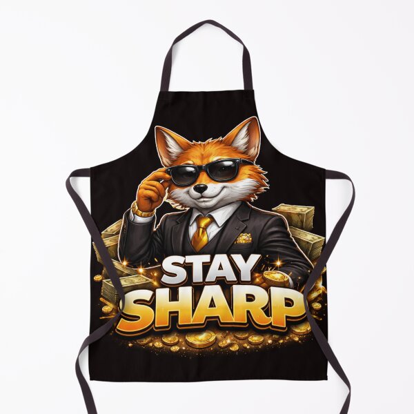 Item preview, Stay Sharp Fox – Smart Hustle Design designed and sold by ElsterCreative.
