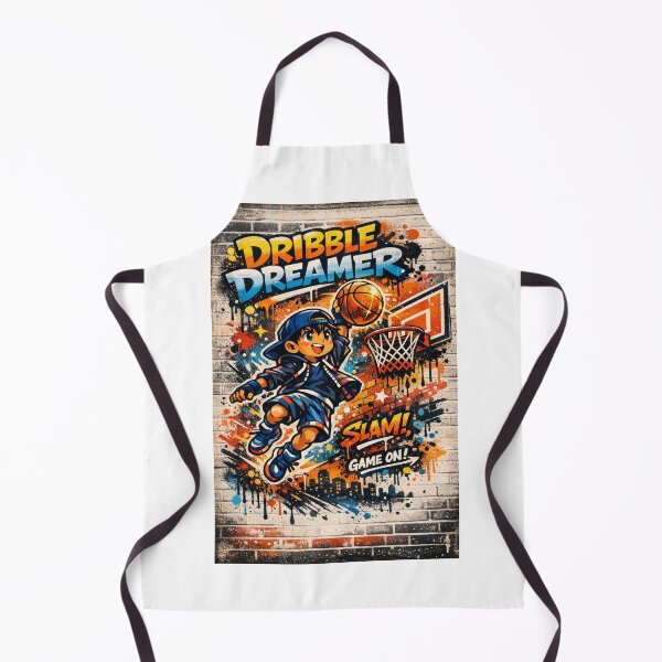Item preview, Dribble Dreamer – Graffiti Slam Dunk Art designed and sold by Joyfulfabric.