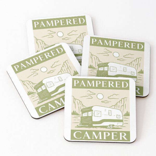 Item preview, Pampered Camper Block Design designed and sold by G2Creative.