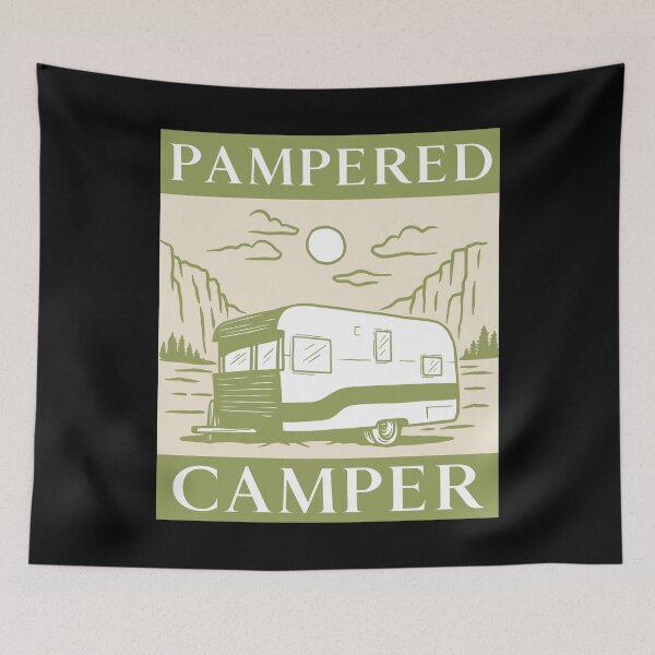 Item preview, Pampered Camper Block Design designed and sold by G2Creative.