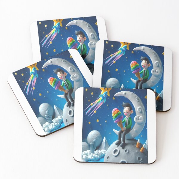 Item preview, Every boys dream to fly to the moon, Imagination and creativity everyone of all ages need designed and sold by Quirkypixcelart.