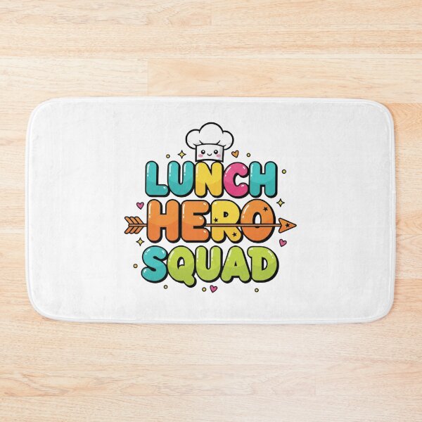 Item preview, lunch lady hero squad cafeteria humor design designed and sold by ArtDesignTp.