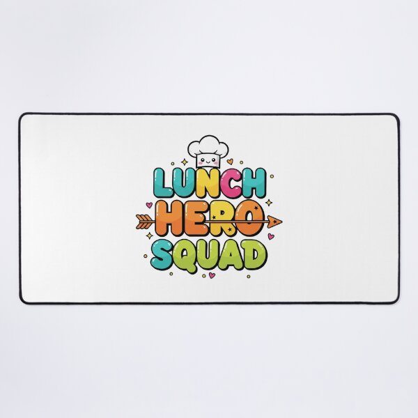 Item preview, lunch lady hero squad cafeteria humor design designed and sold by ArtDesignTp.