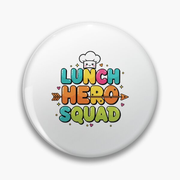 Item preview, lunch lady hero squad cafeteria humor design designed and sold by ArtDesignTp.