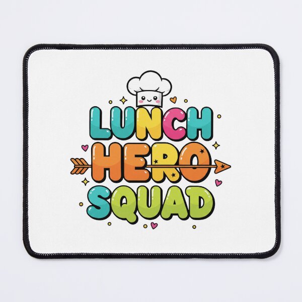 Item preview, lunch lady hero squad cafeteria humor design designed and sold by ArtDesignTp.