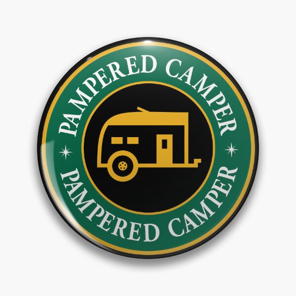 Item preview, Pampered Camper Green & Gold Design designed and sold by G2Creative.