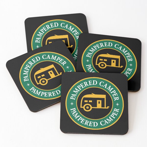 Item preview, Pampered Camper Green & Gold Design designed and sold by G2Creative.