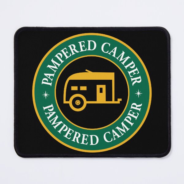 Item preview, Pampered Camper Green & Gold Design designed and sold by G2Creative.