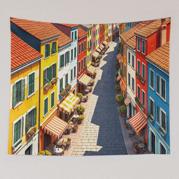Item preview, Sunlit Mediterranean Alley designed and sold by Pixel Junkies Studio.