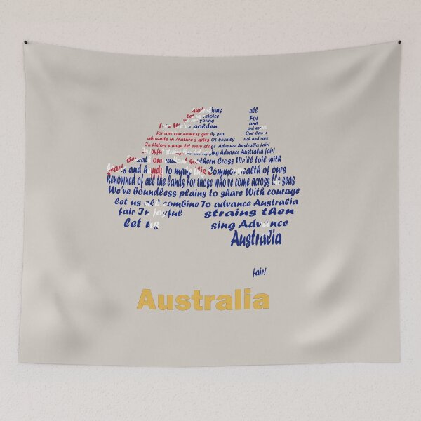 Item preview, Australia Socceroos Pride 2026 - National Flag & Map Artistic Design designed and sold by JR78.