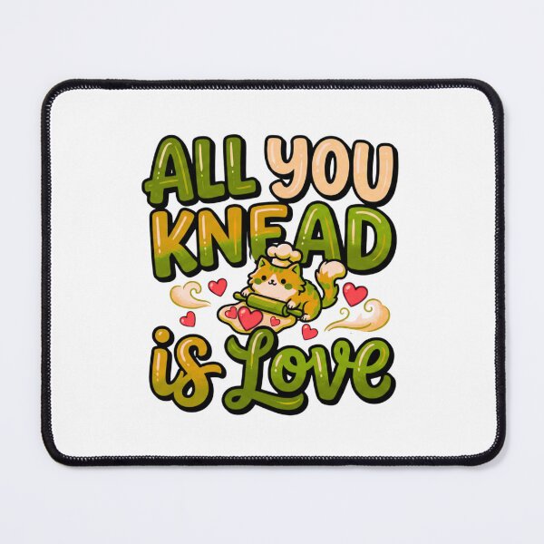 Item preview, biscuit making cat mom valentine humor design designed and sold by ArtDesignTp.