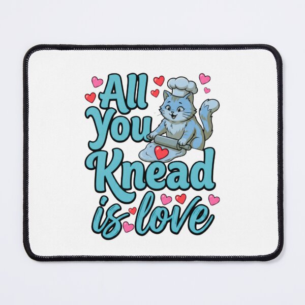 Item preview, cat mom valentine kneading biscuit pun art designed and sold by ArtDesignTp.