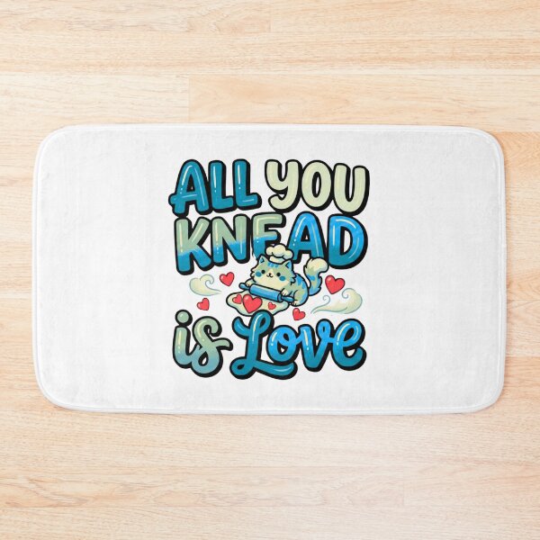 Item preview, all you knead is love funny cat biscuit design designed and sold by ArtDesignTp.