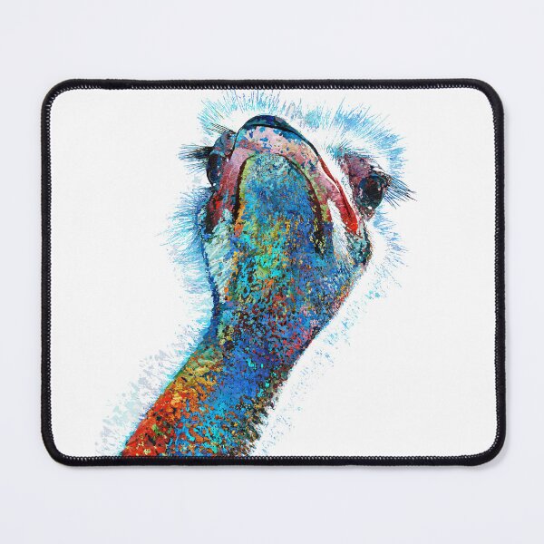 Item preview, Colorful Ostrich Bird Art designed and sold by Sharon Cummings Art.
