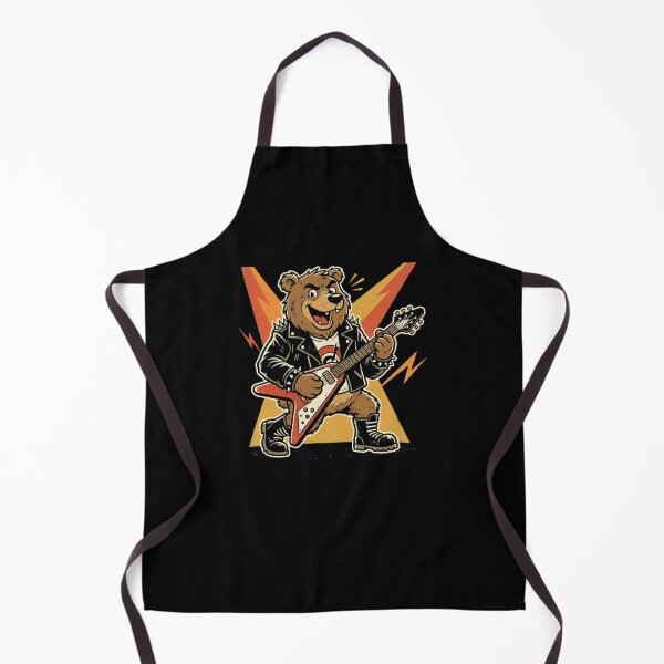 Item preview, Rock and Roll Bear Electric Guitar Player designed and sold by snowry.