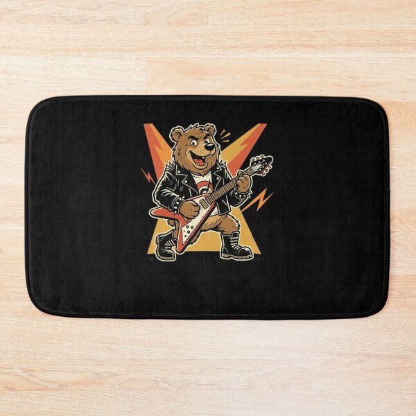 Item preview, Rock and Roll Bear Electric Guitar Player designed and sold by snowry.