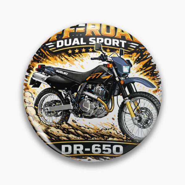 Item preview, Retro Desert Rally Dual Sport Emblem designed and sold by TorqueTheoryLab.