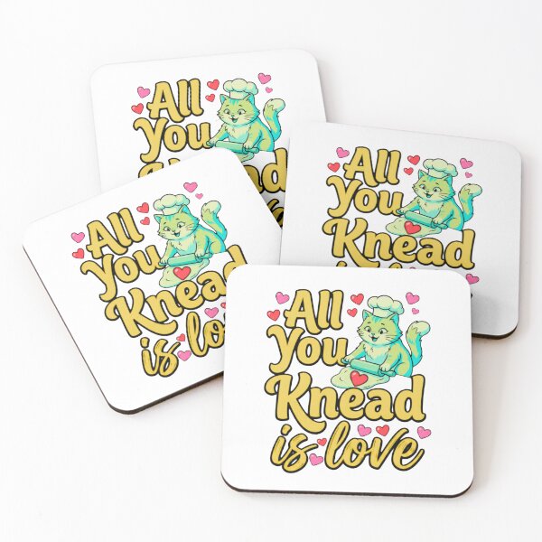 Item preview, all you knead is love cat mom biscuit humor designed and sold by ArtDesignTp.