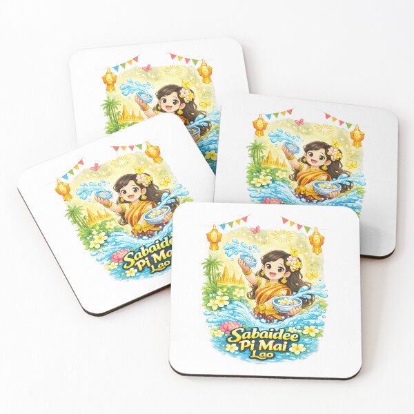 Item preview, Sabaidee Pi Mai – Cute Lao Girl Water Festival Shirt designed and sold by AC Artwear.