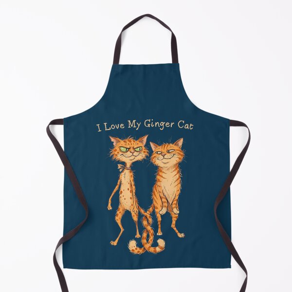 Item preview, Sarcastic Ginger Cats Love – Funny Skinny Orange Cat Duo designed and sold by Gadget80.