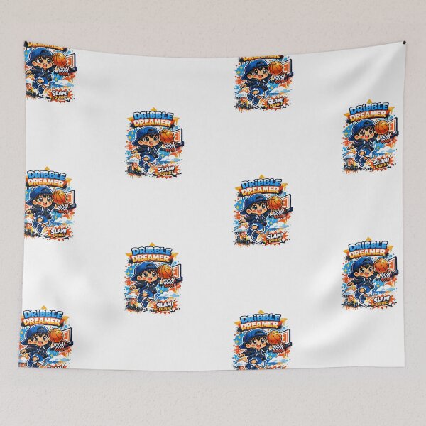 Item preview, Dribble Dreamer – Kawaii Slam Dunk designed and sold by Joyfulfabric.