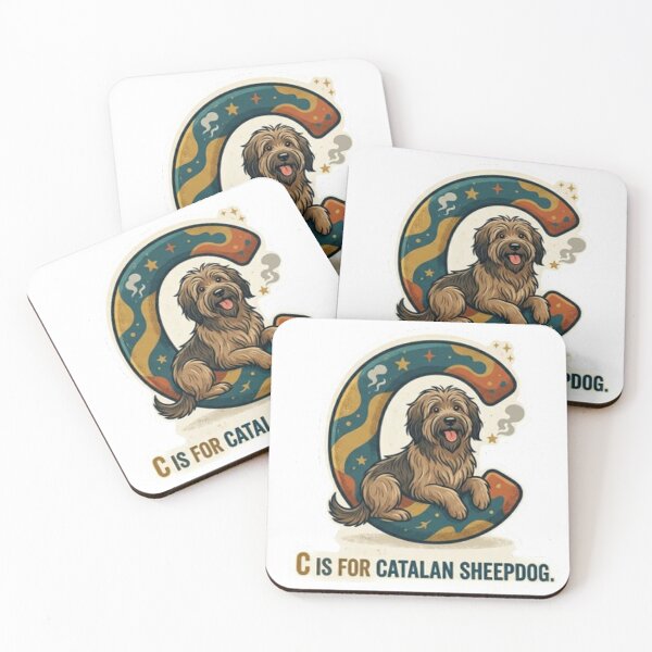 Item preview, catalan sheepdog designed and sold by sanawnaw154.