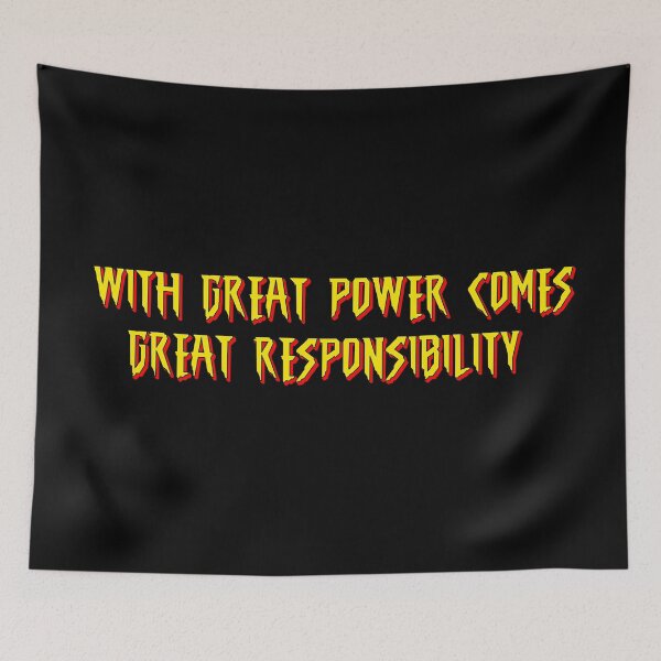 Item preview, WITH GREAT POWER - SPIDER designed and sold by FILM GUTTER.