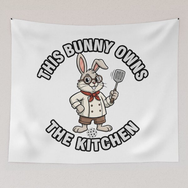 Item preview, pickleball easter bunny funny kitchen saying designed and sold by ArtDesignTp.