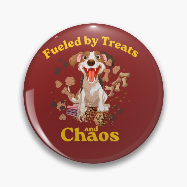 Item preview, Hyper Dog life ,Fueled by Treats and Chaos "Mischievous, Food-Obsessed Dog Humor" designed and sold by MMCollection99.