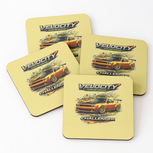 Item preview, Velocity Garage Art – Orange Challenger Muscle Car | High Performance Automotive Design designed and sold by VelocityGarage.