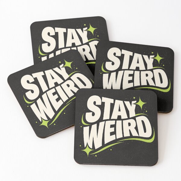 Item preview, Stay Weird Typography designed and sold by Pixel Junkies Studio.