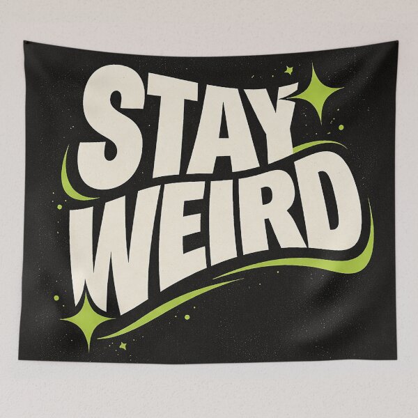 Item preview, Stay Weird Typography designed and sold by Pixel Junkies Studio.