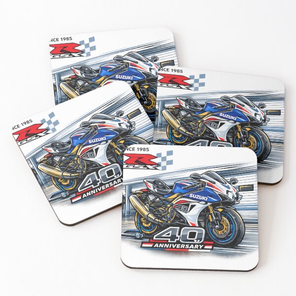 Item preview, Retro Sportbike 40th Anniversary Emblem designed and sold by TorqueTheoryLab.