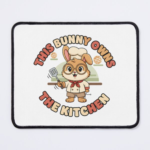 Item preview, bunny kitchen boss pickleball easter design designed and sold by ArtDesignTp.