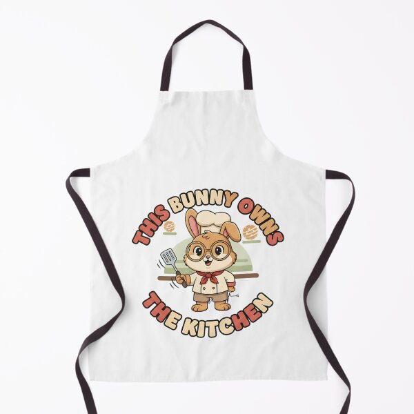 Item preview, bunny kitchen boss pickleball easter design designed and sold by ArtDesignTp.